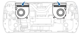 remontage des ventilateurs de l'Asus ROG ALLY